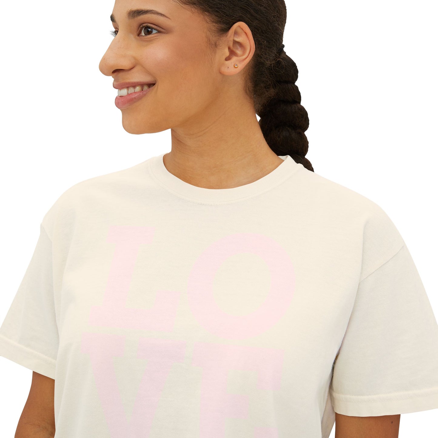 Women's Love Box Tee - Relaxed Fit T-Shirt, Casual Wear, Athletes Comfort