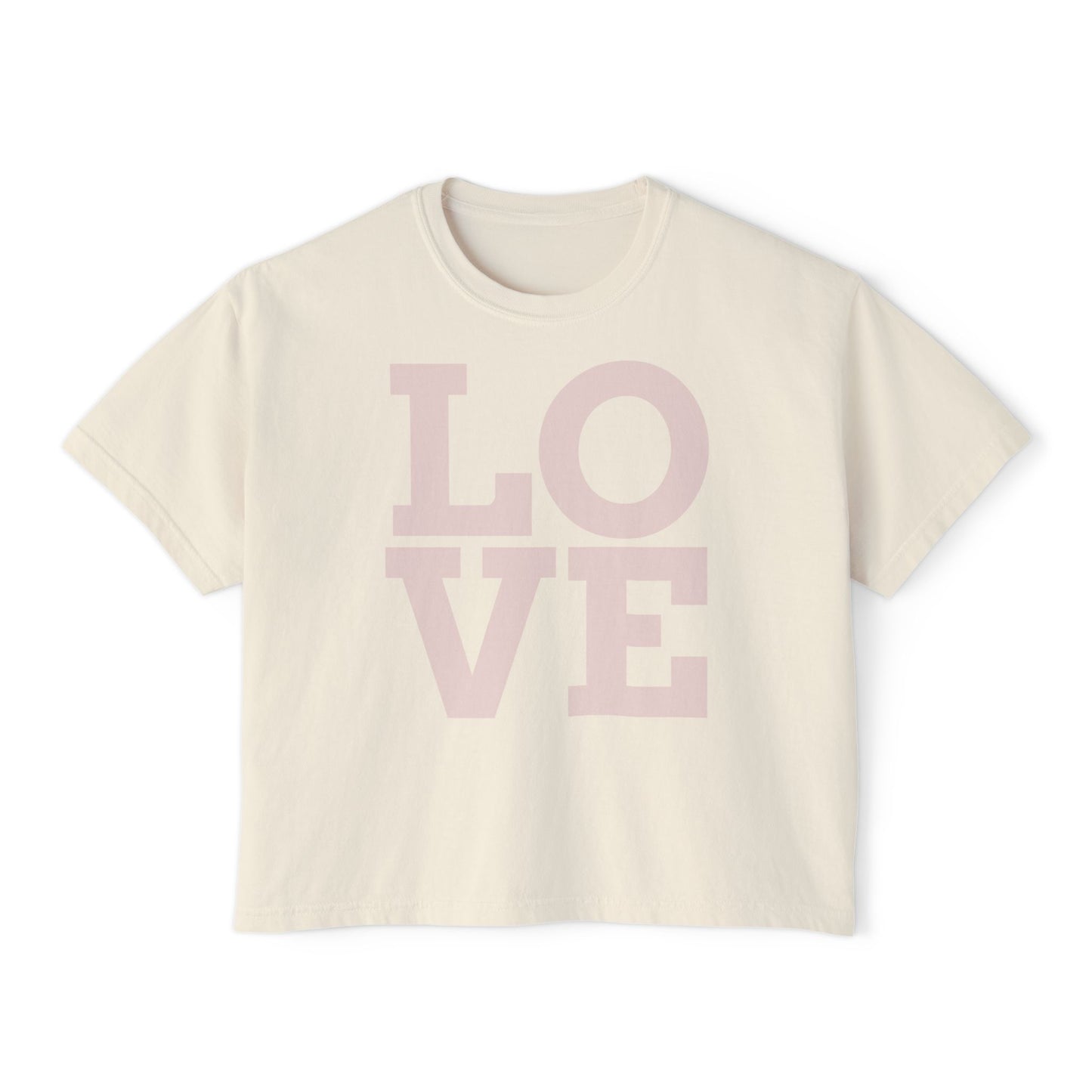 Women's Love Box Tee - Relaxed Fit T-Shirt, Casual Wear, Athletes Comfort