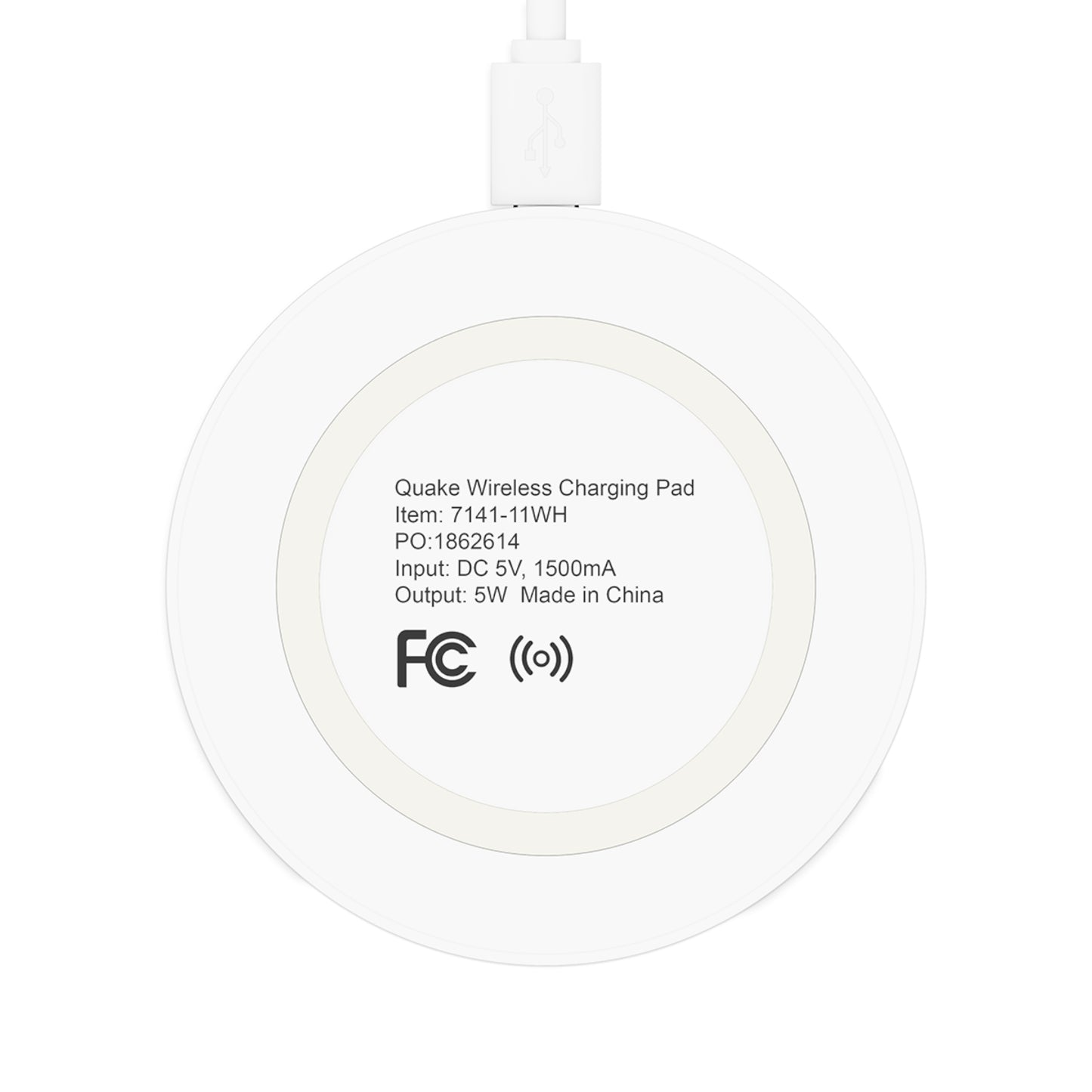 Quake Wireless Charging Pad - Sleek, Modern Design for Athletes, Perfect Gift for Tech Lovers, Home Office Decor, Holiday Essentials