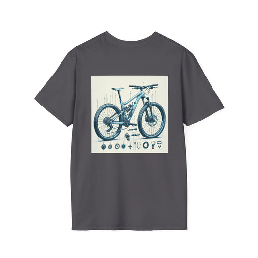 Detailed Mountain Bike T-Shirt