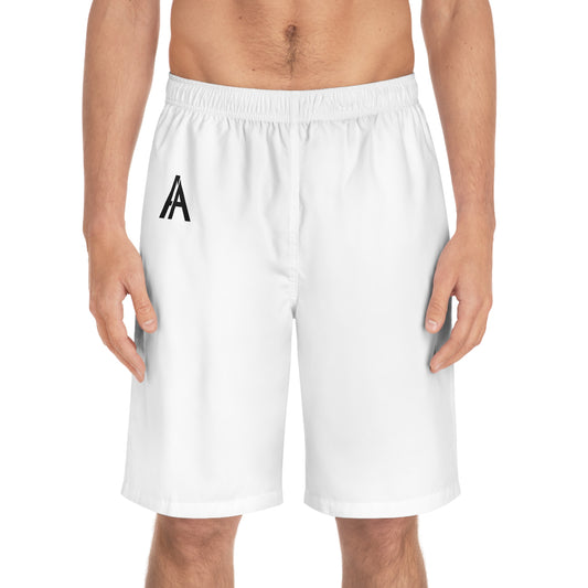 (White) Mens Shorts (AOP)