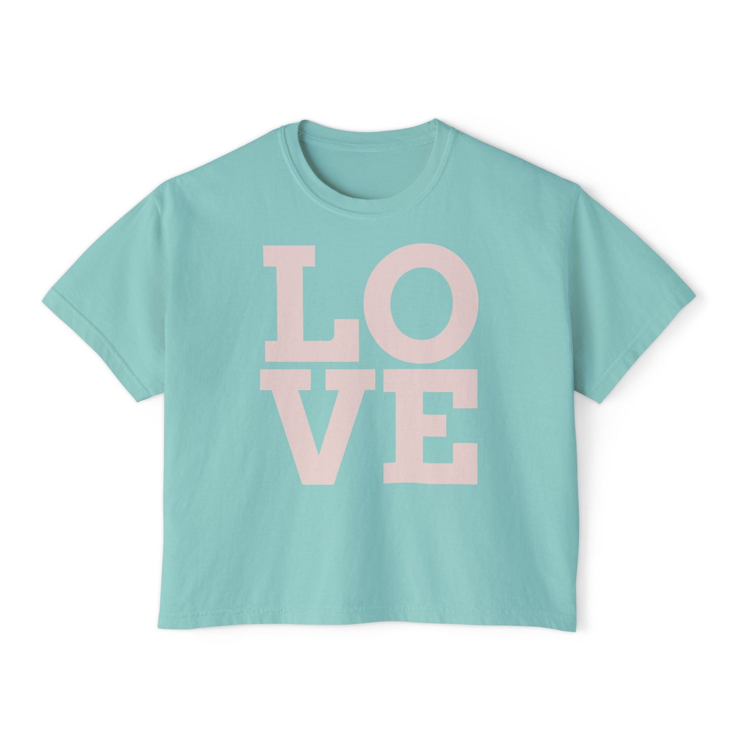 Women's Love Box Tee - Relaxed Fit T-Shirt, Casual Wear, Athletes Comfort