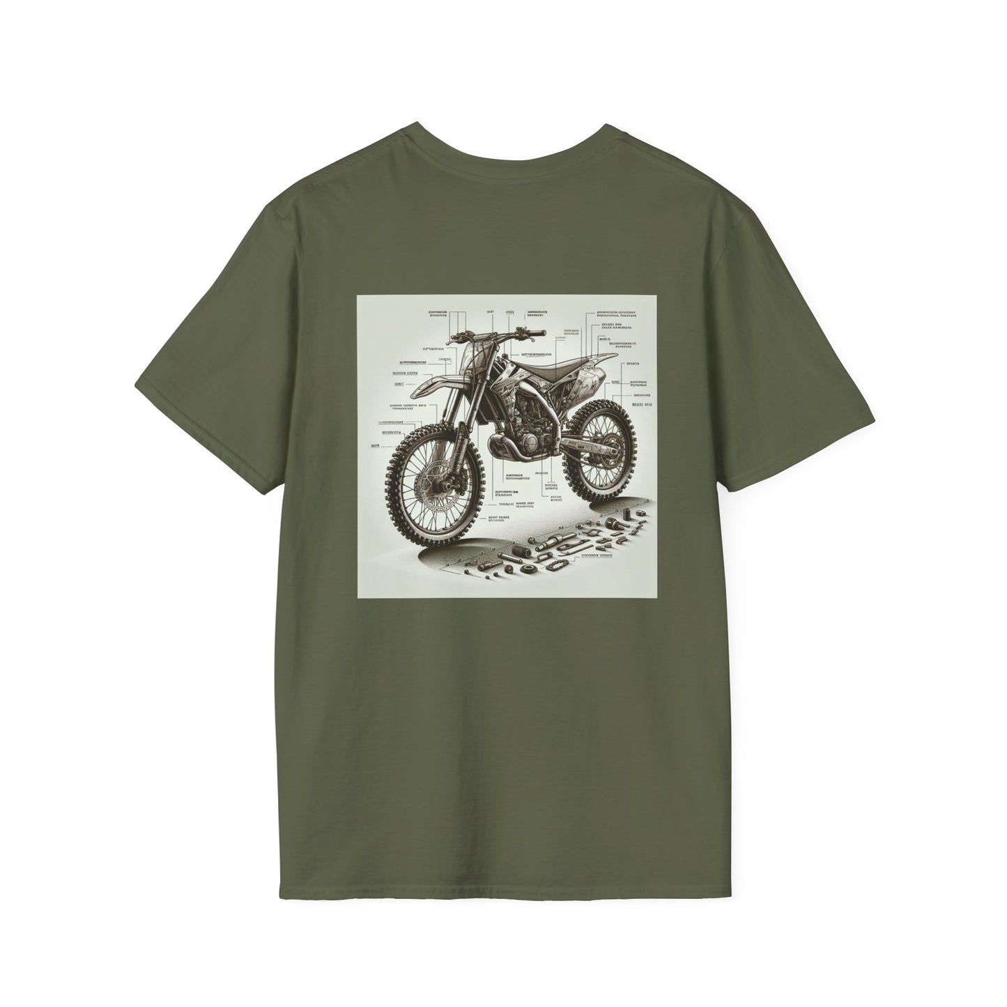 Detailed Dirt bike T-Shirt