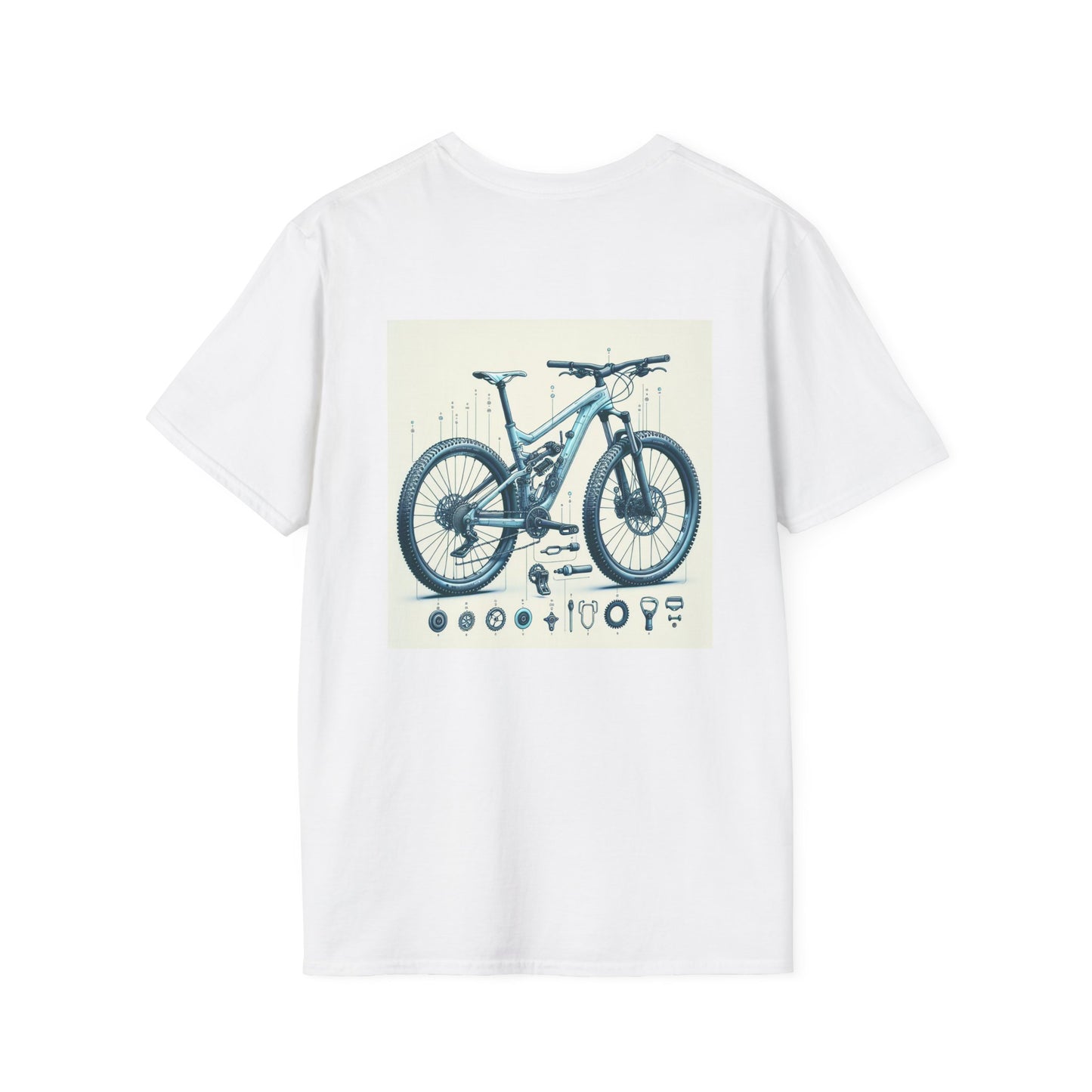 Detailed Mountain Bike T-Shirt