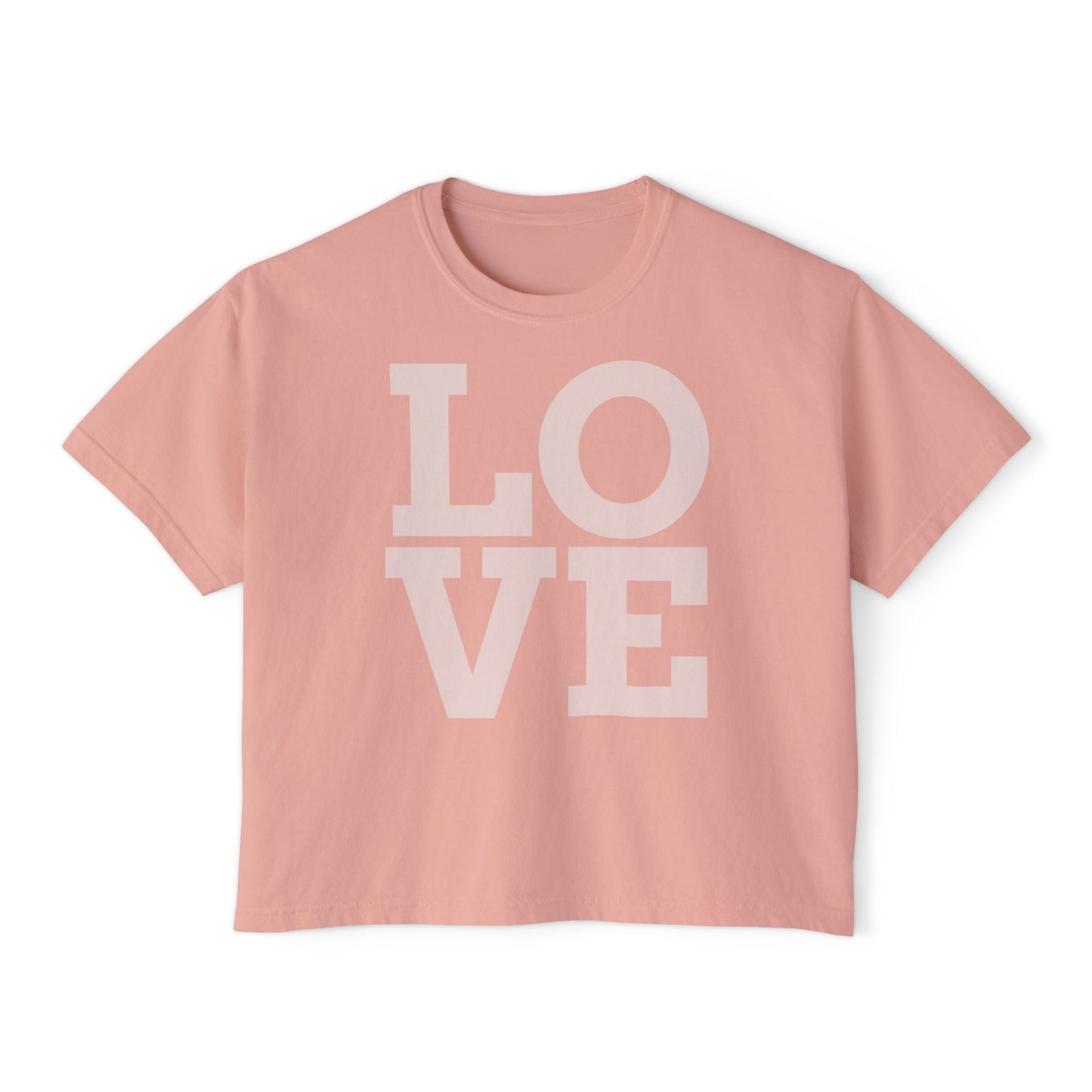 Women's Love Box Tee - Relaxed Fit T-Shirt, Casual Wear, Athletes Comfort