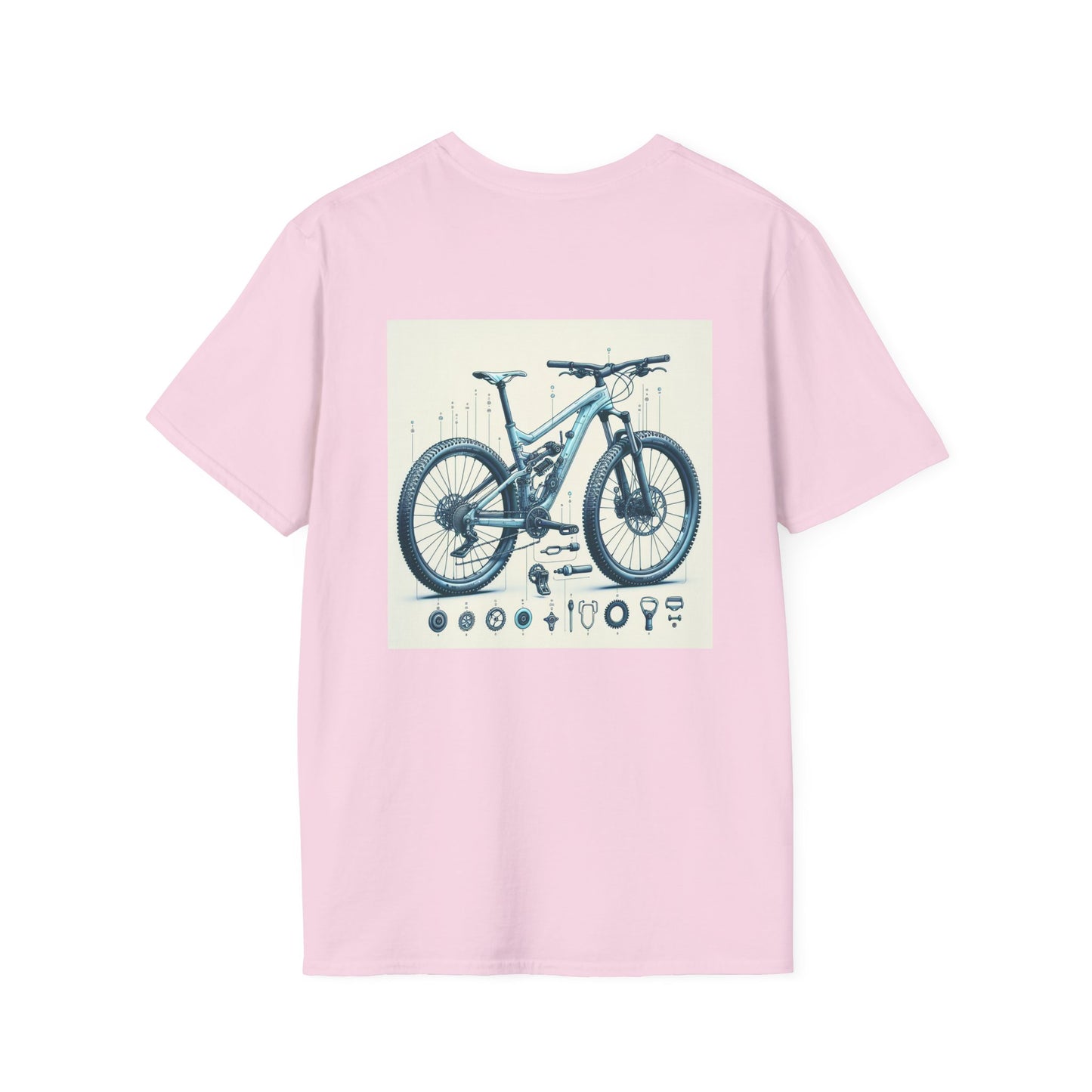 Detailed Mountain Bike T-Shirt