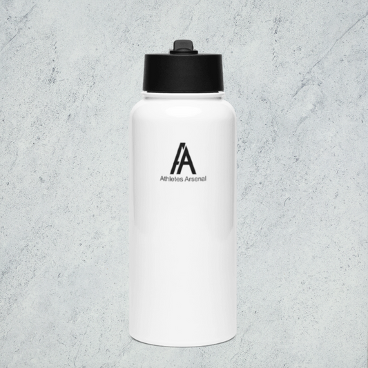 Stainless Steel water bottle (W) Straw Lid